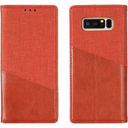 Coque Pour Samsung Galaxy Note 8, Etui Samsung Galaxy Note 8, Housse Portefeuille Etui Protection En Cuir Pu Antichoc Flip Case Magnétique Avec Fentes Pour Cartes Pour Samsung Note 8 Rouge