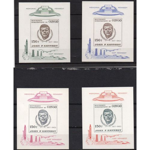 Congo-Kinshasa Timbres John Kennedy 1966
