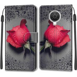 Coque Nokia 6.3 G20 G10 Etui Nokia 6.3 G20 G10 Étui Housse En Cuir Antichoc Flip Case Fonction Support Housse Avec Fentes De Cartes Magnétique Portefeuille Protection Case Rose 1