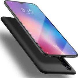 Coque Xiaomi Mi 9, Guardian Series Housse En Souple Silicone Tpu Ultra Mince Et Anti-Rayures De Protection Etui Pour Mi 9 Case Cover - Noir