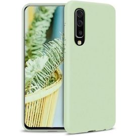 Coque Pour Samsung Galaxy A7 2018, Coque En Silicone, Avec Protecteur D'écran , Étui De Téléphone Portable Anti-Choc Anti-Empreintes Digitales, Vert