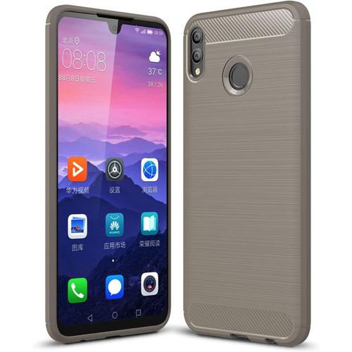 Coque Honor 8x Max, Etui De Protection En Tpu Ultra-Mince Souple Et Léger Avec Conception En Fibre De Carbone Pour Honor 8x Max - Gris
