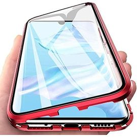 Coque Magnétique Pour Google Pixel 5 Housse 360 Degrés Antichoc Avant Et Arrière Transparent Verre Trempé Métal Frame Cover Case
