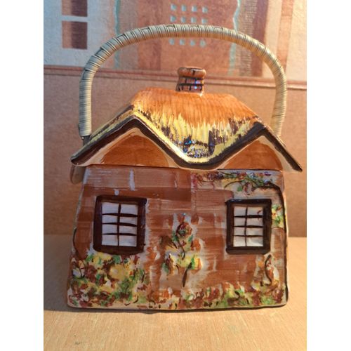 Boîte à biscuits ou autre contenant faience anglaise de marque Kensington Cottage