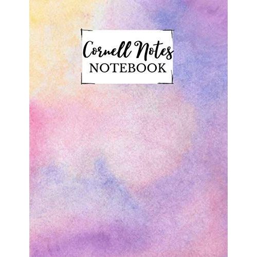 Cornell Notes Notebook: Note Taking System For School And University With Large College Ruled Lines And Cornell Note Paper