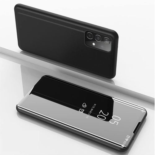 Coque Pour Samsung Galaxy A52 4g Coque A52 5g Étui Miroir Housse Ultra Fine Et Légère Avec Support Noir