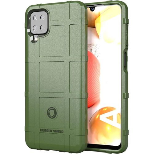 Pour Galaxy A12 5g, Coque De Protection Tactique Épaisse En Tpu Pour Samsung Galaxy A12 5g, Vert