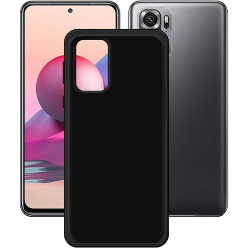 Coque Pour Xiaomi Redmi Note 10s,Souple Premium Silicone Bumper Noir Housse Tpu Etui De Protection Case Cover Pour Xiaomi Redmi Note 10s 6.43