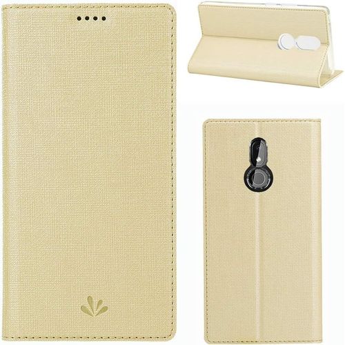 Coque Nokia 3.2 Housse En Cuir Premium Flip Case Portefeuille Etui Coque Pour Nokia 3.2 Or