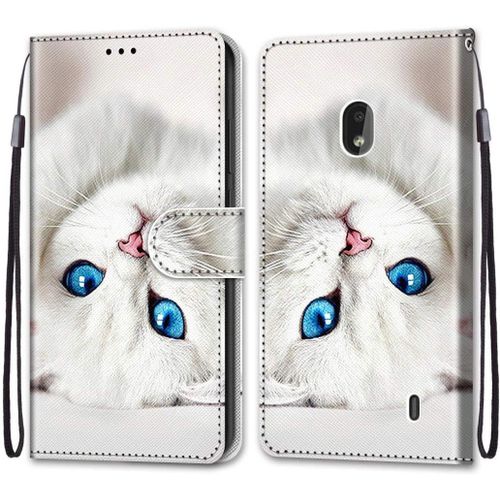 Coque Compatible Pour Nokia 2.2 Étui Housse En Cuir, Ultra-Mince Avec Carte Fente Coque Pour Nokia 2.2, Avec Fentes Pour Cartes, Peint 8
