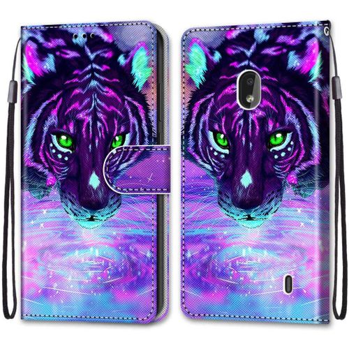 Coque Compatible Pour Nokia 2.2 Étui Housse En Cuir, Ultra-Mince Avec Carte Fente Coque Pour Nokia 2.2, Avec Fentes Pour Cartes, Peint 9
