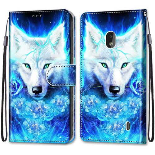Coque Compatible Pour Nokia 2.2 Étui Housse En Cuir, Ultra-Mince Avec Carte Fente Coque Pour Nokia 2.2, Avec Fentes Pour Cartes, Peint 7