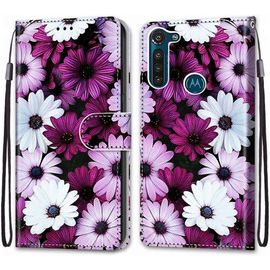 Coque Compatible Pour Motorola Moto G8 Power Étui Housse En Cuir, Ultra-Mince Avec Carte Fente, Avec Fentes Pour Cartes Coque Pour Motorola Moto G8 Power, Peindre 5