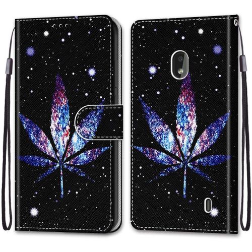 Coque Compatible Pour Nokia 2.2 Étui Housse En Cuir, Ultra-Mince Avec Carte Fente Coque Pour Nokia 2.2, Avec Fentes Pour Cartes, Peint 3