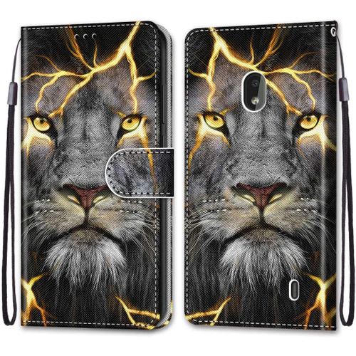 Coque Compatible Pour Nokia 2.2 Étui Housse En Cuir, Ultra-Mince Avec Carte Fente Coque Pour Nokia 2.2, Avec Fentes Pour Cartes, Peint 10