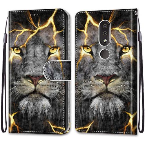 Coque Compatible Pour Nokia 4.2 Étui Housse En Cuir, Ultra-Mince Avec Carte Fente Coque Pour Nokia 4.2, Avec Fentes Pour Cartes, Peint 10
