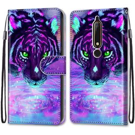 Coque Compatible Pour Nokia 6.1 Étui Housse En Cuir, Ultra-Mince Avec Carte Fente Coque Pour Nokia 6.1, Avec Fentes Pour Cartes, Peint 9