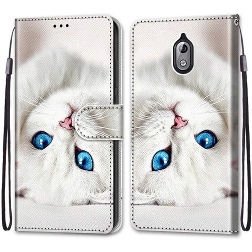 Coque Compatible Pour Nokia 3.1 Étui Housse En Cuir, Ultra-Mince Avec Carte Fente Coque Pour Nokia 3.1, Avec Fentes Pour Cartes, Peint 8