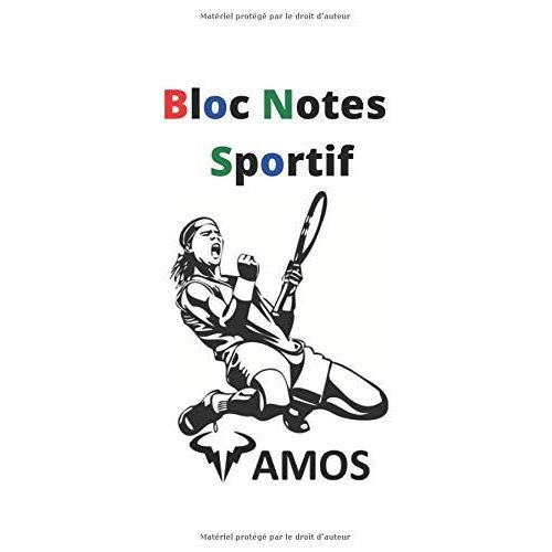 Bloc Notes Sportif Rafael Nadal