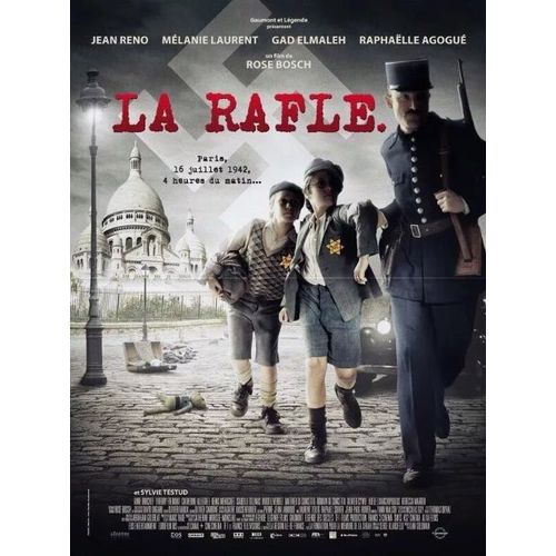 La Rafle - Affiche Originale De Cinéma - Format 40x60 Cm - Un Film De Roselyne Bosch Avec Jean Reno, Mélanie Laurent, Gad Elmaleh, Raphaëlle Agogué, Sylvie Testud - Année 2010