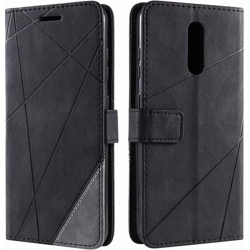 Coque Pour Nokia 3.2, Etui Portefeuille Nokia 3.2, Coque Tpu Anti-Choc Doux Pour La Peau Fentes Pour Cartes Housse De Protection Cuir Support Pour Nokia 3.2, Noir
