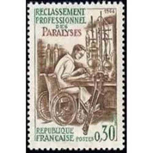 Reclassement Professionnel Des Paralysés Année 1964 N° 1405 Yvert Et Tellier Luxe