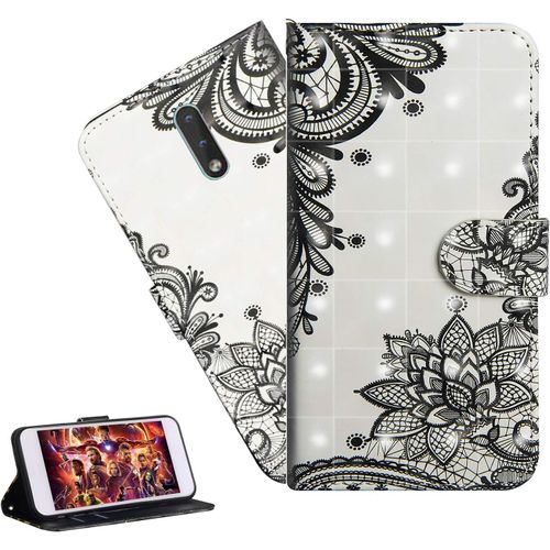 Coque Nokia 2.3portefeuille Etui Housse Pour Nokia 2.3 Coque 3d Bling Paillette Paillon Fleur Pu Cuir Flip Wallet Étui Coquille Couverture Pour Nokia 2.3yx Black Flower