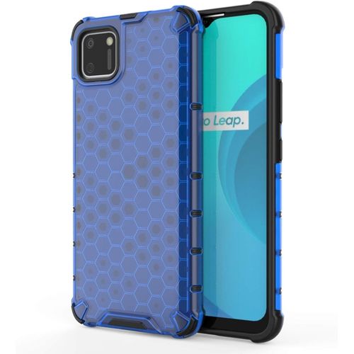 Oppo Cases Pour Oppo Realme C11 Antichocs Honeycomb Pc Tpu Oppo Cases Couleur : Blue