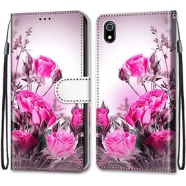 Coque Pour Xiaomi Redmi 7a, Premium Étui Housse En Cuir De Protection Avec Emplacements Cartes Fonction De Support Magnetique , Housse Etui Coque Pour Xiaomi Redmi 7a Rose 1