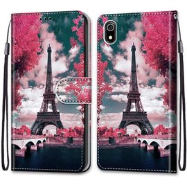 Coque Pour Xiaomi Redmi 7a, Premium Étui Housse En Cuir De Protection Avec Emplacements Cartes Fonction De Support Magnetique , Housse Etui Coque Pour Xiaomi Redmi 7a Tour
