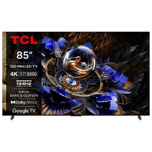 TV QD-Mini LED Tcl 85X11K 215 cm 4K UHD 2025 Aluminium brossé