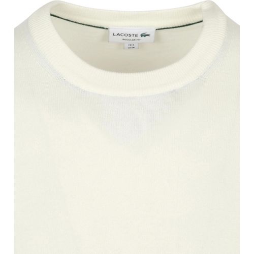 Lacoste Pull Beige Blanc Cassé Taille Xxl