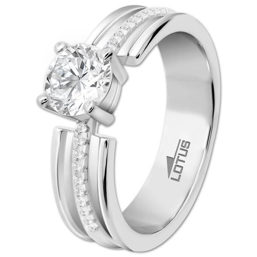 Bague Lotus En Argent 925, Charmante Dame, Jlp3680-3-114 Jlp3680-3-116