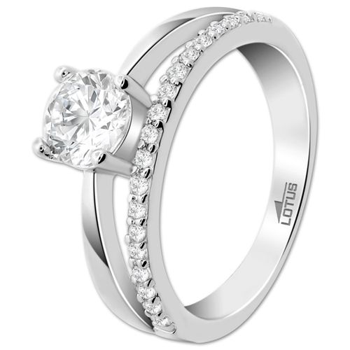 Bague Lotus En Argent 925 Avec Pierre En Zircone, Tendance Jlp3741-3-118