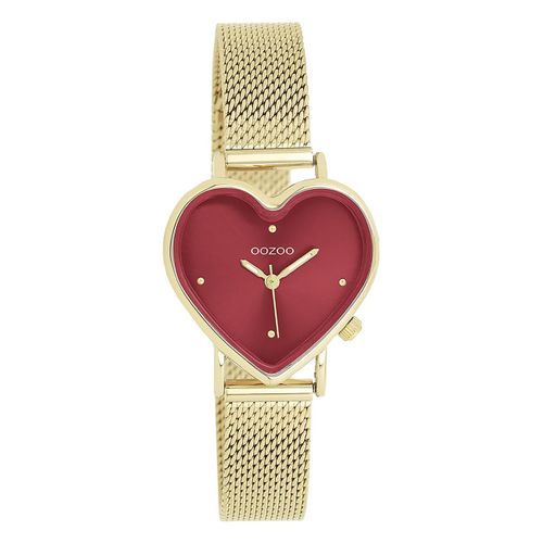 Montre-Bracelet Analogique Dorée Pour Femme «&nbspoozoo &nbsp» (Oozoo ), Bracelet En Métal. Uoc11453