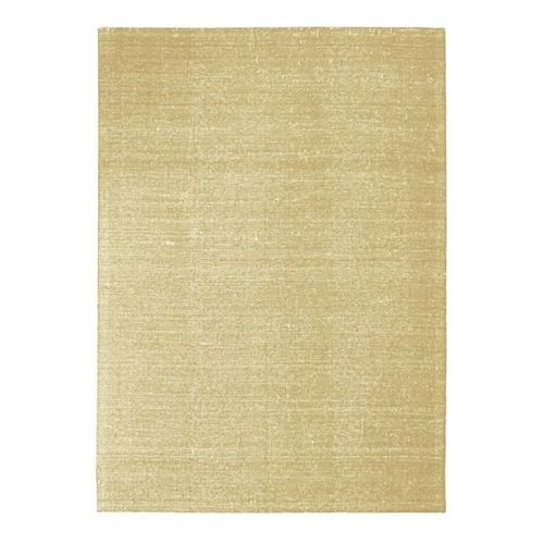 NUDE - Tapis en laine et coton 120 x 170 cm Jaune ocre