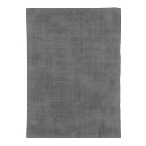 SANTAL - Tapis salon ou chambre aspect velours - 120 x 170 cm Gris