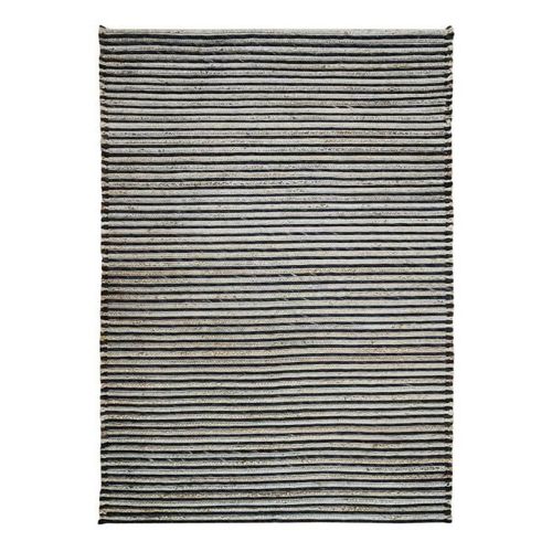 Caravelle - Tapis En Laine, Jute Et Coton Tresse 190 X 290 Cm Gris