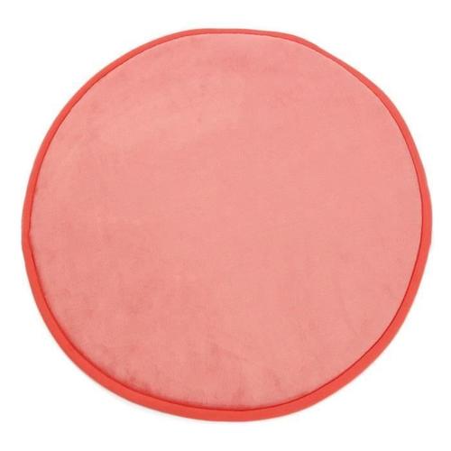 FLANELLE Tapis Rond 70 cm Corail