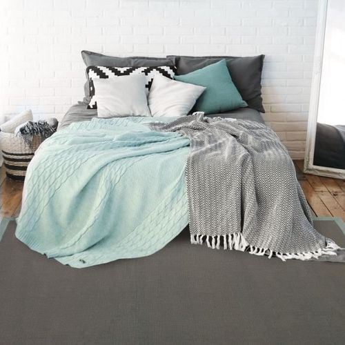 Natural Jute - Tapis En Jute Pour Salon Ou Chambre Naturel Et Végétal 160 X 230 Cm Gris