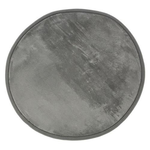 FLANELLE Tapis Rond 70 cm Gris