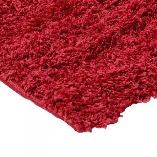 LOFT SHAGGY - Tapis à poils longs toucher laineux 160 x 230 cm Rouge