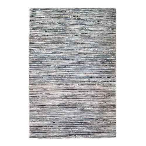 Effluve - Tapis Tressé Trois Matières Soie Artificielle, Chanvre Et Laine 120 X 180 Cm Gris Clair