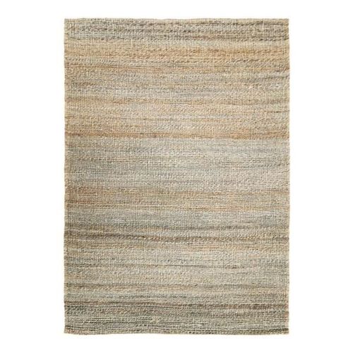 Desertum - Tapis Salon Ou Chambre Tressé En Jute Naturel Look Ethnique 120 X 170 Cm Beige