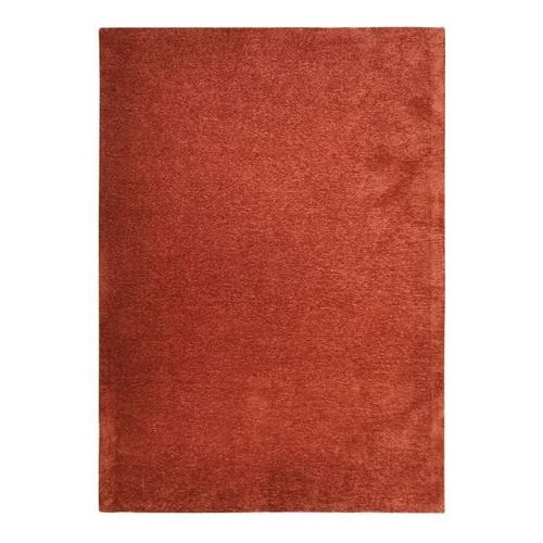 SOLANCE - Tapis Salon ou Chambre lumineux et doux 120 x 170 cm Rouge Argile