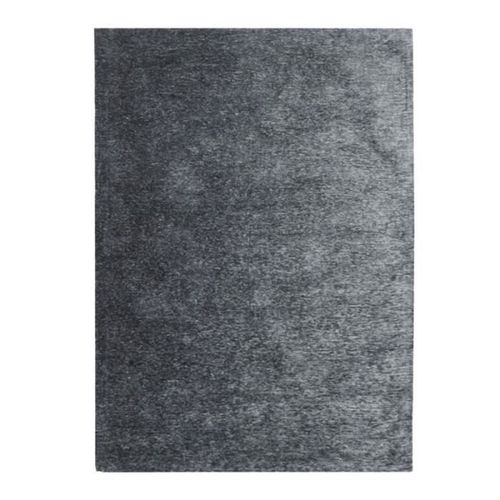 INTENSE - Tapis texturé vintage pour décoration intérieur salon ou chambre 120 x 170 cm Bleu Cendré