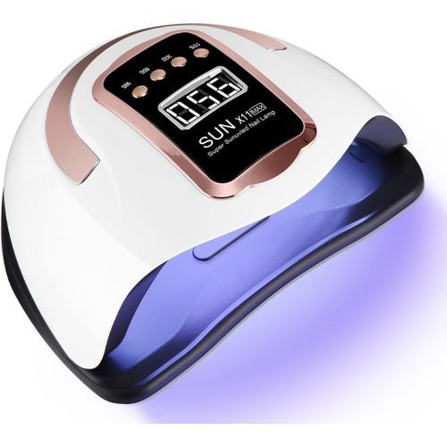 Lampe Uv Sèche Ongles, 280w Professionnel Led Séchoir À Ongles Automatique, Séchage Rapide, 66 Leds, Grand Lcd Ecran, 4 Minuteries 10s/30s/60s/99s Pour Vernis Semi Permanent, Gel Et Vernis 