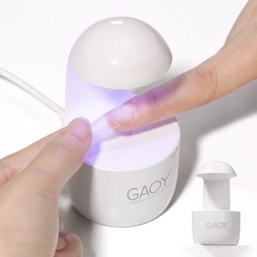 Mini Lampe Uv Pour Ongles En Gel, Lampe De Durcissement Pour Ongles Coquille D'?uf, Petite Lampe Led Pour Ongles, Sèche-Ongles Usb Pour Un Durcissement Rapide, Blanc 