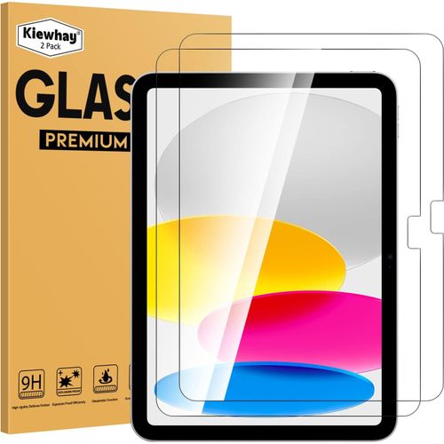 Protection D'écran Compatible Avec Ipad 10th Génération 2022 10,9 Pouces Verre Trempé Pas Pour Ipad Pro 9h Dureté Sans Bulles 99,99% Hd Vitre Trempé Protecteur D'écran 2 Pièces