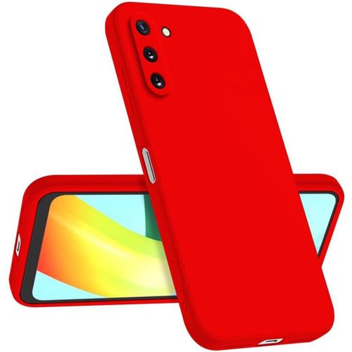 Coque Pour Samsung Galaxy Note10 6.3"" , Fine Antichoc Personnalisée Design Minimaliste - Rouge De Chine